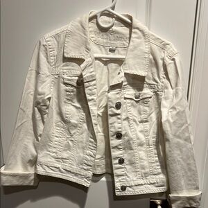 Wallflower White Jean Jacket